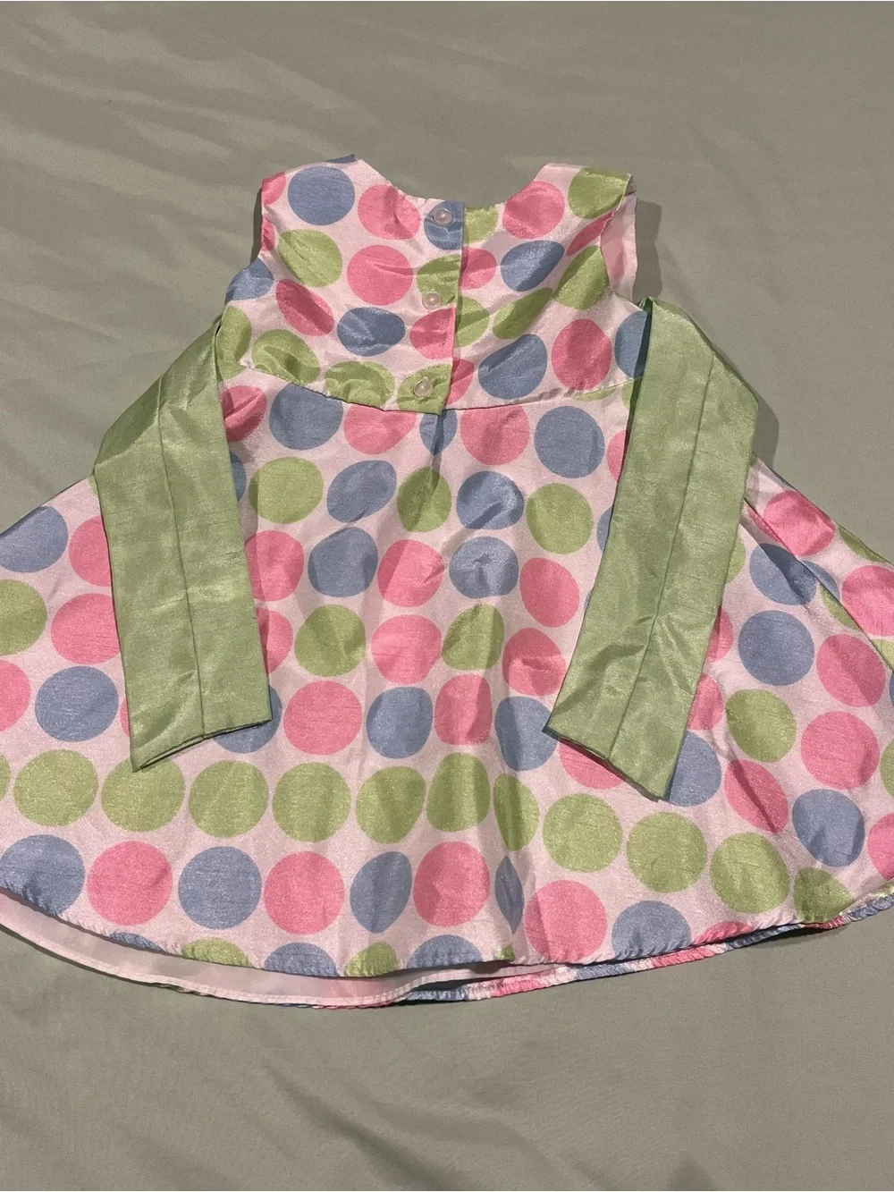 George sleeveless pastel polkadot dress, 18M